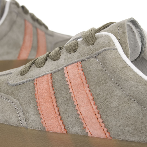 Szare sneakersy damskie Filippo DP6764/25 KH OR buty sportowe skórzane