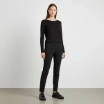 Półbuty damskie skórzane T. SOKOLSKI AMI W26-151 BLK czarne