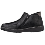 Czarne Botki damskie Potocki 90349BK ocieplone na haluksy wygodne