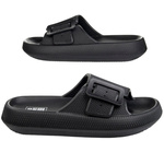 Damskie Klapki na platformie Big Star RR274A571 czarne eva lekkie