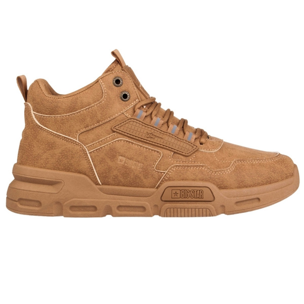 Sneakersy zimowe męskie Big Star SS174281 brązowe lekkie wygodne