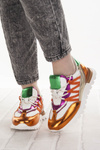 Kolorowe sneakersy damskie Artiker 56C1737 skórzane