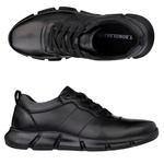 Skórzane sneakersy męskie T.Sokolski CH J25-99 BLK czarne wiązane