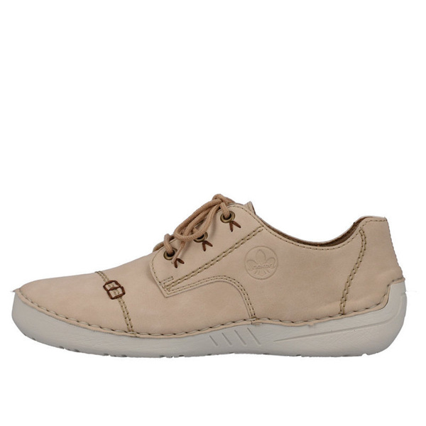 Półbuty damskie Rieker 52520-62 beige