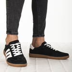 Czarne sneakersy sportowe damskie Filippo DP7492/25 BK skórzane