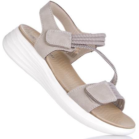 Sandały damskie na platformie T.Sokolski CH L24-379 beżowe wygodne