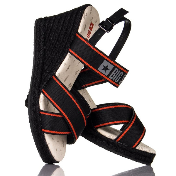 Sandały damskie Big Star LL274881 czarne