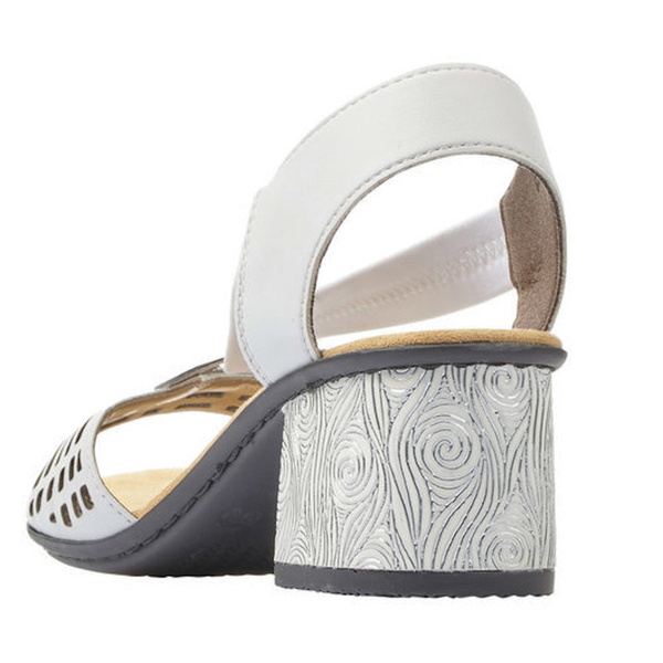 Sandały Rieker 64675-80 white biały