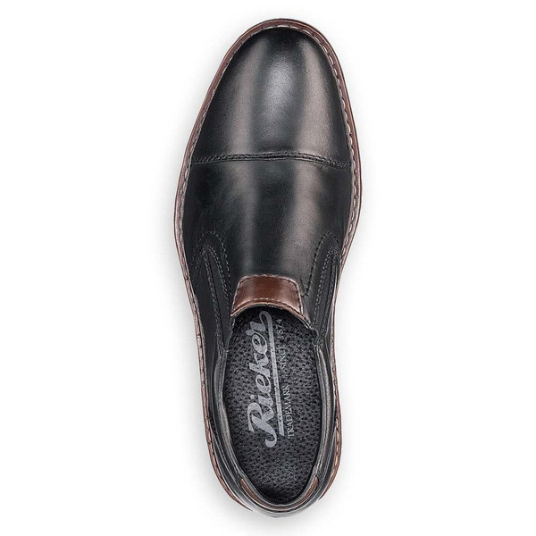 Mokasyny Rieker 17659-00 black czarne