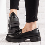 Mokasyny Filippo DP3221/22 BK BK czarne