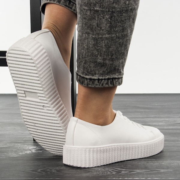 Sneakersy damskie Potocki 12353WH białe