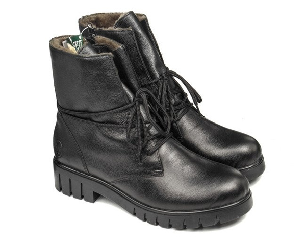 Trzewiki damskie Rieker X2640-00 black