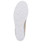 Ażurowe półbuty na koturnie T. Sokolski AMI W26-150 BEIGE beżowe skórzane