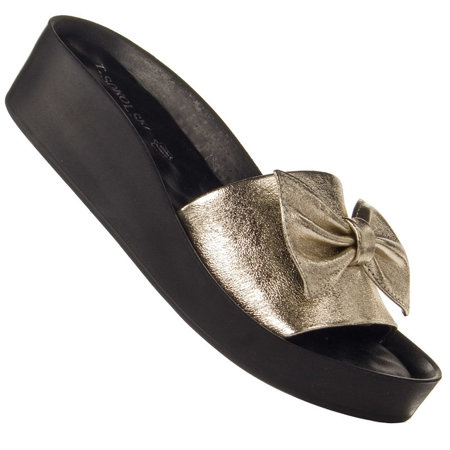 Klapki damskie T.Sokolski BK L22-314 GOLD