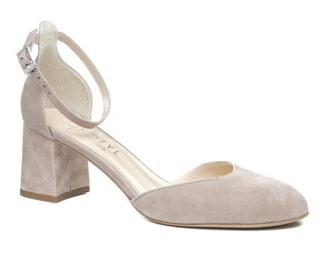 Sandałki Kotyl 0661 beż zamsz