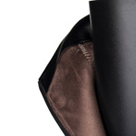 Zamszowe Kozaki na szpilce damskie S.Barski CR52-668 czarne ocieplone