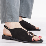 Sandały S.Barski KV27-058 black czarne