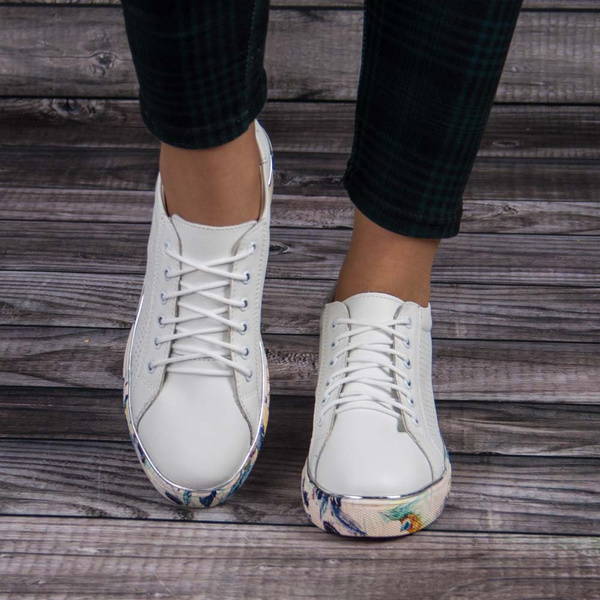 Sneakersy ażurowe Artiker 52C2153 biały