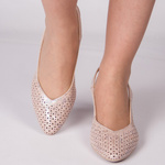 Sandały Sala 9842 1169 złoty skóra