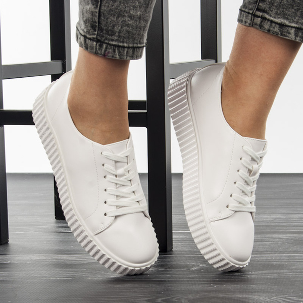 Sneakersy damskie Potocki 12353WH białe
