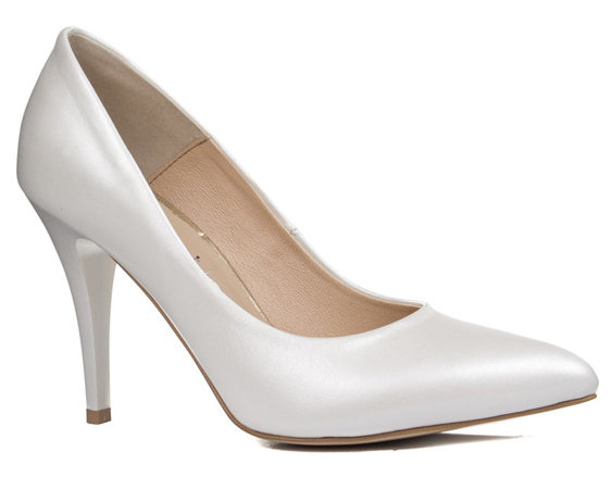 Szpilki Prestige 2107 BI-Perła biała