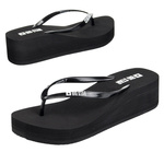 Piankowe Japonki damskie Big Star RR274A549 czarne lekkie na lato