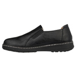 Buty na szerokie stopy damskie Potocki 90352BK czarne z zamkiem