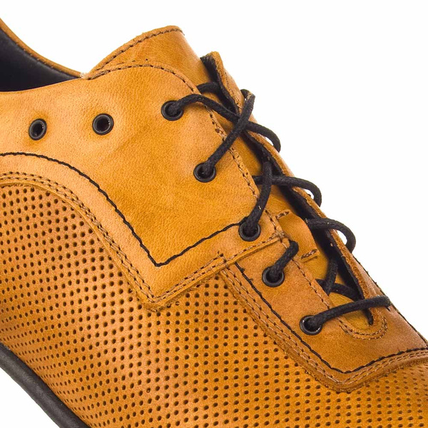 Jazzówki Półbuty Simen 3543A pomarańczowe