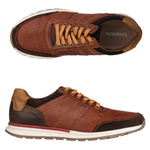 Skórzane sneakersy męskie T.Sokolski CH W25-361 brązowe wiązane