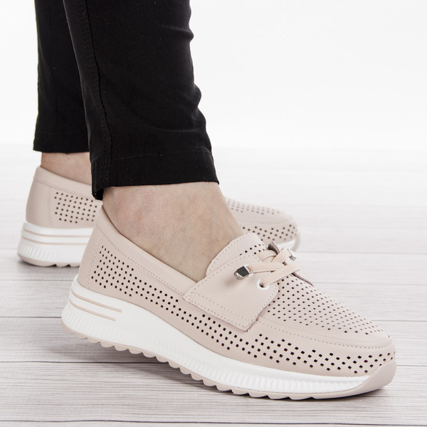 Sneakersy ażurowe Artiker 52C1888 pink różowe