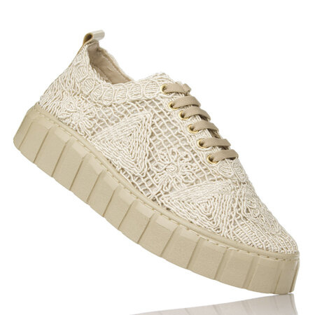 Sneakersy T.Sokolski Ami 340 beż koronka