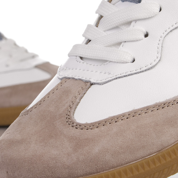 Białe sneakersy damskie skórzane T. Sokolski 224 WH/BLUE sportowe 