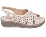 Sandały T.SOKOLSKI LIN L20-13 Beige beżowe