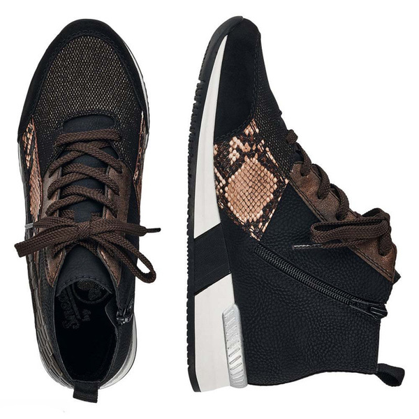 Sneakersy Rieker N7610-00 black combination