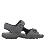 Sportowe sandały męskie Rieker 26156-47 grey szare wygodne