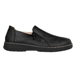 Buty na szerokie stopy damskie Potocki 90352BK czarne z zamkiem