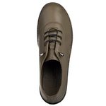 Zielone półbuty skórzane T. Sokolski 2023 Khaki wiązane buty damskie