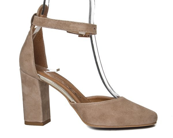 Sandały Prestige 2059OBL natural zamsz