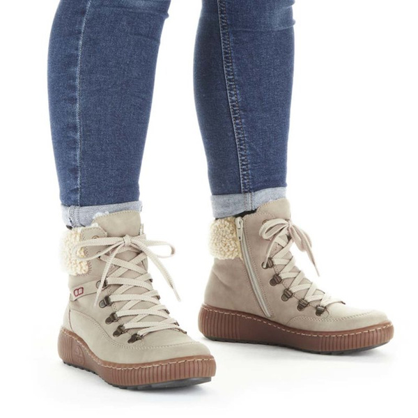 Botki damskie Rieker Z6638-64 beige
