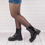 Botki damskie Nessi 22359 czarny 711