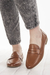 Brązowe Loafersy skórzane Marco Tozzi 24218-42 cognac lekkie wygodne