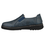 Buty na szerokie stopy damskie Potocki 90352NV półbuty ze skórzaną wkładka