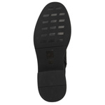 Skórzane botki trzewiki damskie Venezia V442-00816-01BLA czarne ocieplone