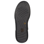 Czarne Botki na platformie damskie Filippo DBT7128/25 BK skórzane