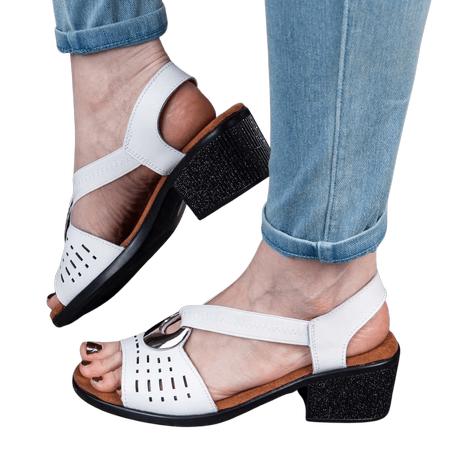 Sandały Filippo DS2308/22 WH biały