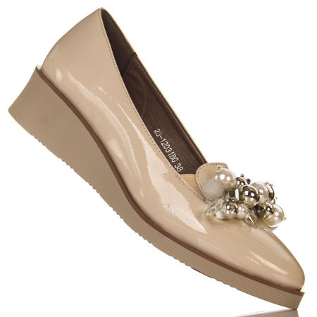 Półbuty damskie Potocki 12020BG beż