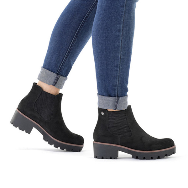 Botki damskie Rieker 99284-00 black 
