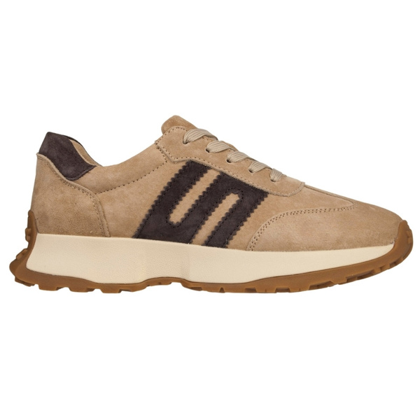Beżowe sneakersy zamszowe Venezia V408-00396 skórzane sportowe