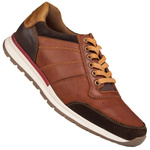 Skórzane sneakersy męskie T.Sokolski CH W25-361 brązowe wiązane