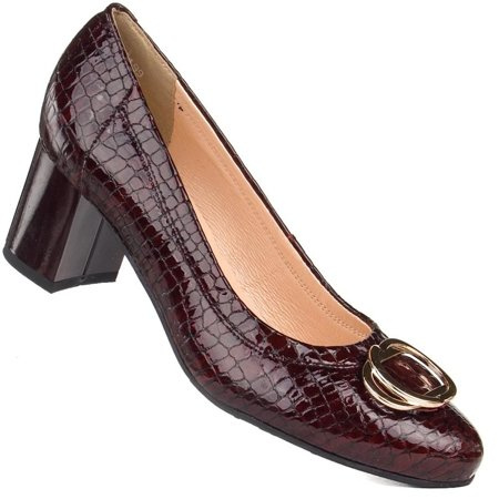 Czółenka Bioeco Arka 6199 1845+1845 bordo